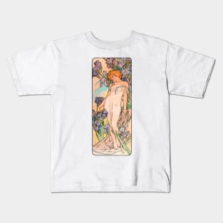 The Flower Series, Iris (1898) Kids T-Shirt